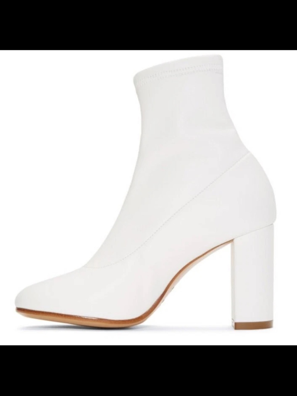 MM6 Maison Martin Margiela White Stretch Pull-on Boot